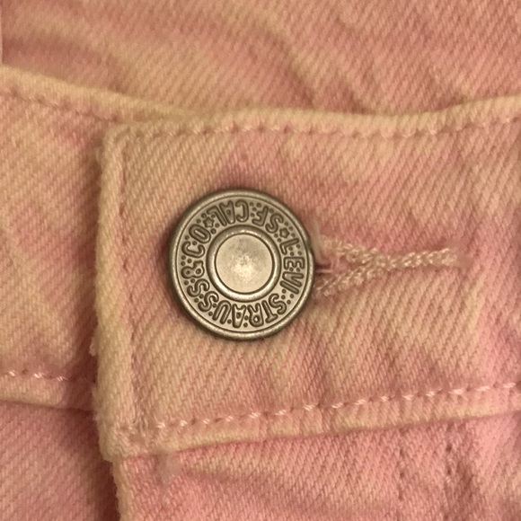 Levi 501’s! Light Pink Skinny Stretch Original Fit Jeans NWT! - Picture 6 of 16